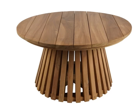 Kulatý zahradní stolek Manado, 70 cm, teak