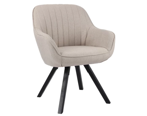 Jídelní židle Chrissy, béžová tkanina
