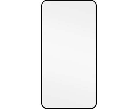 Nástěnné zrcadlo Josie 50x100 cm, černé hranaté