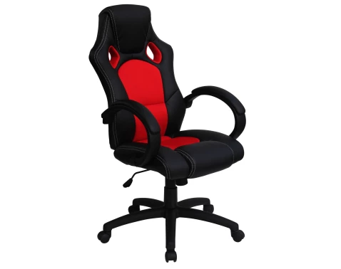 Kancelářské křeslo Leon, černé/červené