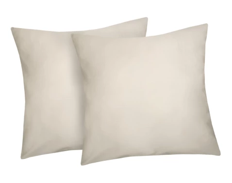 Levně Povlak na polštář (2 ks) Satin 50x50 cm, krémový