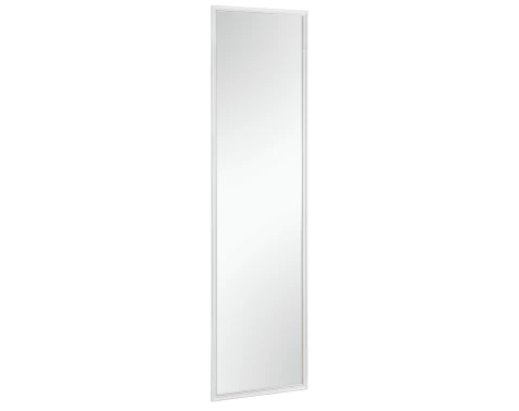 Levně Nástěnné zrcadlo Nadine 33,5x125 cm, bílo-zlaté, perlový dekor