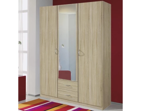 Šatní skříň Case, 136 cm, dub sonoma