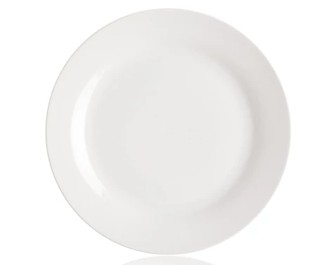 Levně Mělký talíř Larry 26,5 cm, bílý