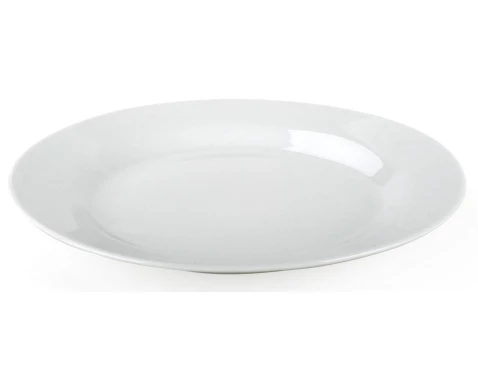Levně Mělký talíř Larry 24 cm, bílý