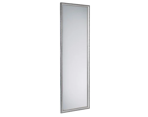 Nástěnné zrcadlo Loreley 35x125 cm, dřevěný stříbrný rám