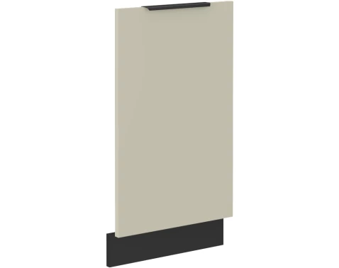 Levně Přední panel na vestavnou kuchyňskou myčku Arona, 45 cm, kašmírová/černá