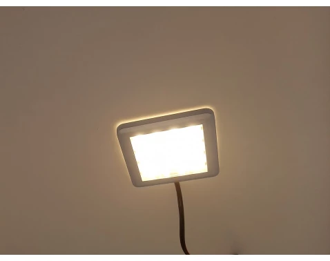 Bodové LED osvětlení (1 ks) Square, teplá bílá