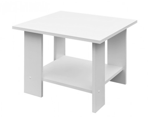 Konferenční stolek Lena, bílý - Bílá