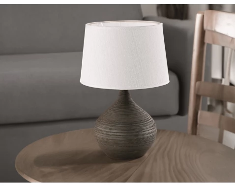 Stolní lampa Martin 29 cm, hnědá