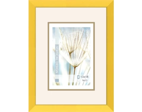 Fotorámeček Giulia 13x18 cm, žlutý
