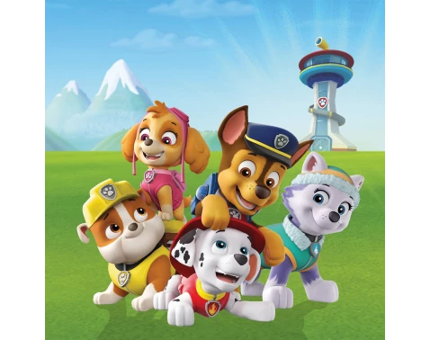 Levně Dětský obraz Paw Patrol věž, 35x35 cm