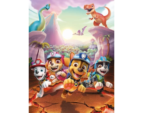 Dětský obraz Paw Patrol dino, 46x61 cm