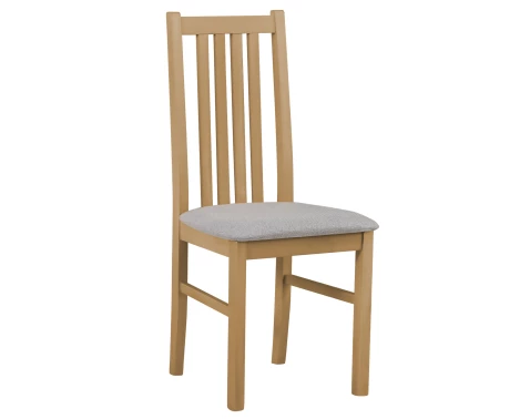 Jídelní židle Ontika, dub grandson/šedá tkanina