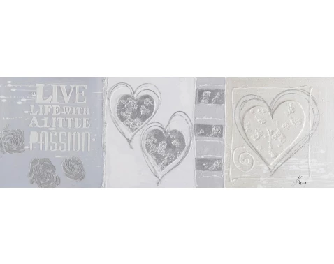 Obraz na zeď Srdíčka, ručně malovaný