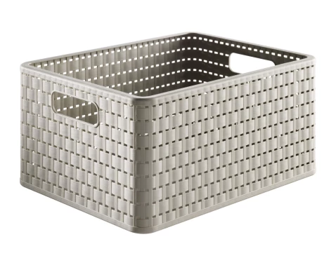 Úložný košík Country 18 l, cappuccino