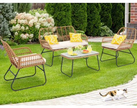 Set zahradního nábytku Kilsund (4-dílný)