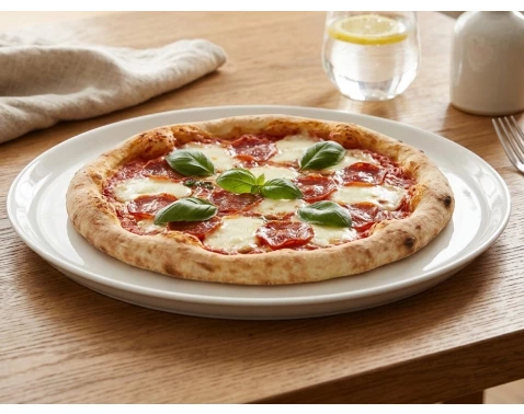 Talíř na pizzu Wellco 33 cm, bílý