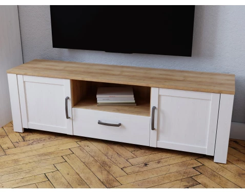 TV skříňka Bohol, modřín/dub riviera