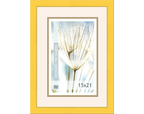 Fotorámeček Giulia 15x21 cm, žlutý