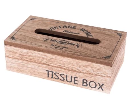 Box na kapesníky Vintage Home 25x8 cm, dřevěný