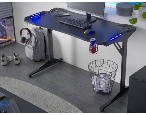 Psací stůl Game, s osvětlením a USB