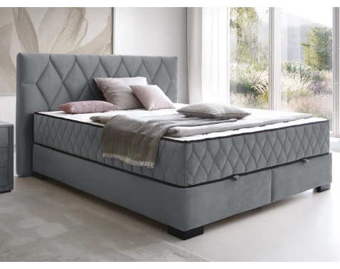 Postel Reve 180x200 cm, holubí šedá látka