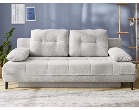 Rozkládací pohovka Till, šedo-béžová látka