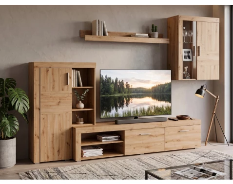 Obývací stěna Pico, dub artisan