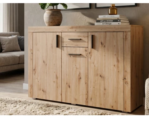 Komoda Pico, 130 cm, dub artisan