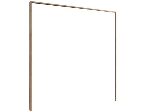 Levně Paspartový rám k šatní skříni Emden, 138 cm, prkenný dub