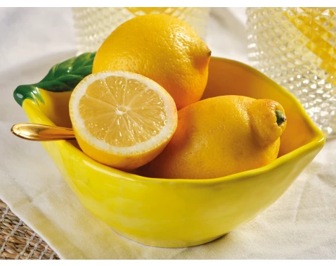 Levně Miska Citron 12x6 cm, žlutá