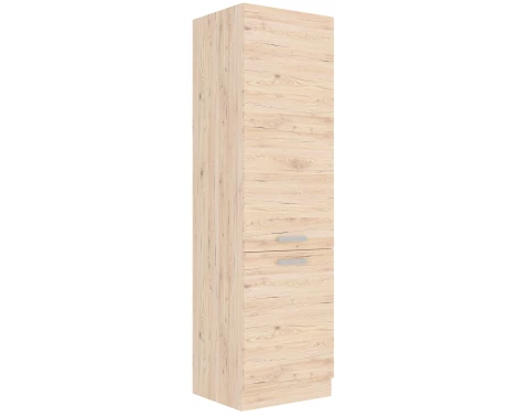 Levně Vysoká kuchyňská skříň Bordeaux, 60 cm, dub bordeaux