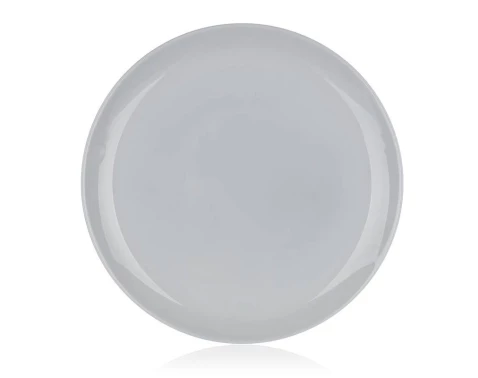 Levně Mělký talíř Diwali 25 cm, šedé sklo