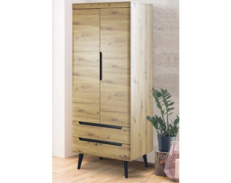 Šatní skříň Nordi, dub artisan