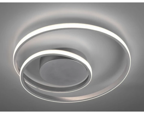Stropní/nástěnné LED osvětlení Zibal, titanová barva