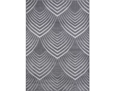 Koberec Oksi 80x150 cm, šedá geometrie