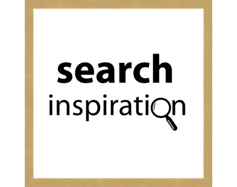 Levně Rámovaný obraz Search inspiration, 30x30 cm
