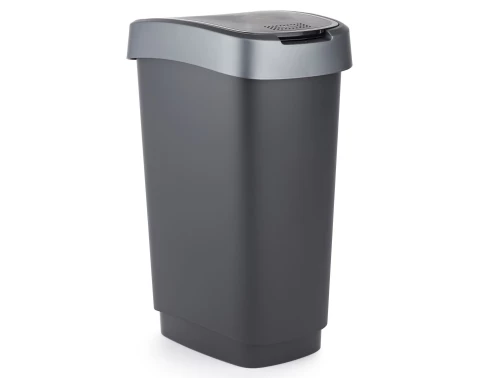 Levně Odpadkový koš Twist 25 l, antracitový