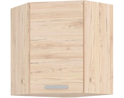Horní rohová kuchyňská skříňka Bordeaux, 60/60 cm, dub bordeaux