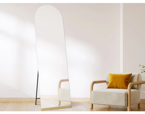 Zaoblené stojací zrcadlo Miriam