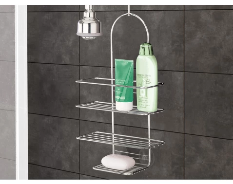 Levně Regál do sprchy Reflex Luxy 3, chrometherm