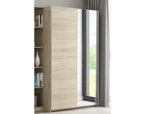 Šatní skříň Carlos 125 cm, dub sonoma