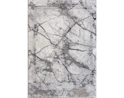 Koberec Itea 120x170 cm, šedo-bílý mramor