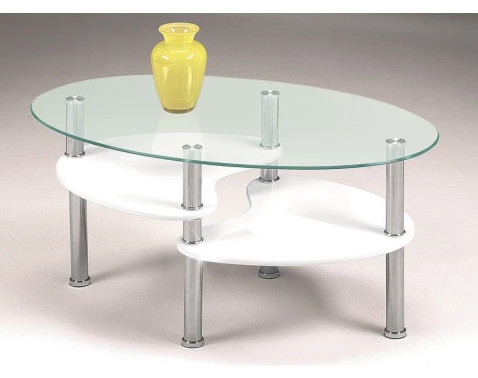 Konferenční stolek Panty, bílý