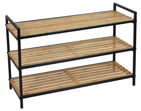 Botník se 3 policemi Fargo, bambus