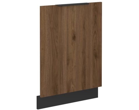 Přední panel na vestavnou kuchyňskou myčku Monza, 60 cm, ořech/černá