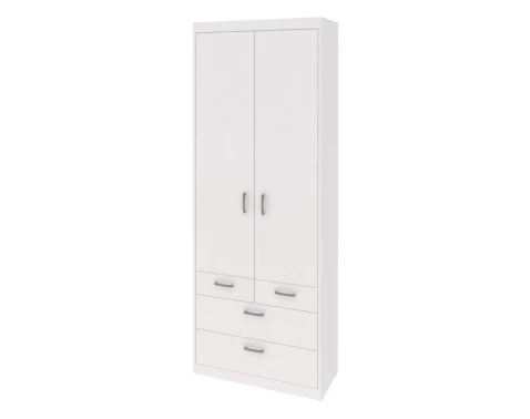 Skříň se zásuvkami Mega 76, bílá