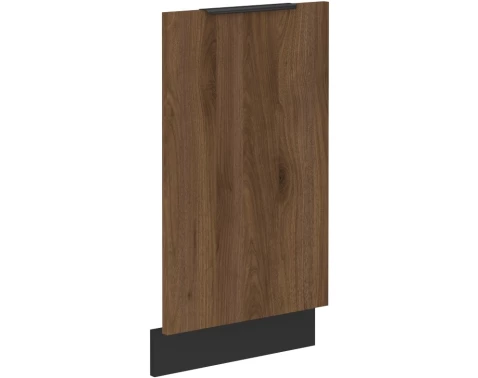 Levně Přední panel na vestavnou kuchyňskou myčku Monza, 45 cm, ořech/černá
