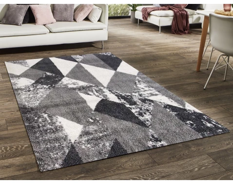 Koberec Domino 160x230 cm, šedý